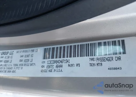 2013 Chrysler 200 Lx from USA, damaged, VIN 1C3CCBAB4DN671541